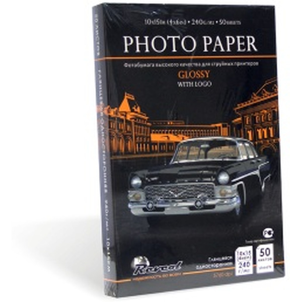 Фотобумага Revcol Глянцевая 10x15 240 г/м2 50 л