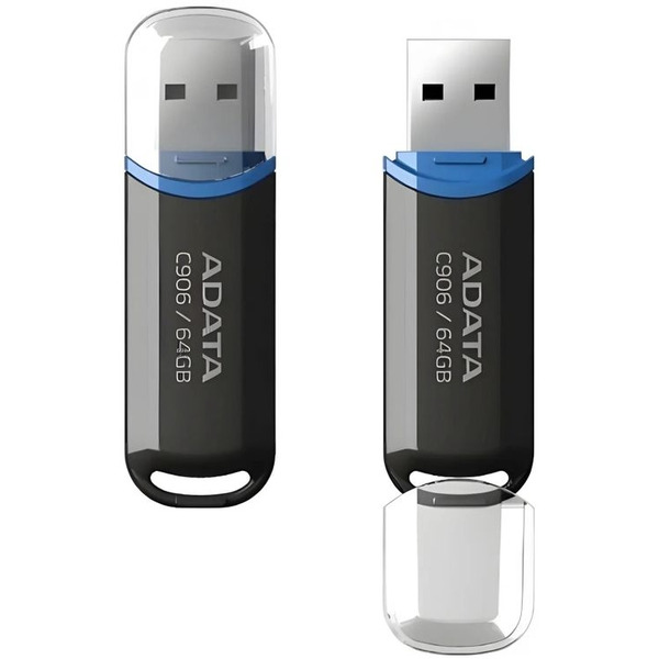 Флеш Диск A-Data 64GB Classic C906 (AC906-64G-RBK USB2.0 черный)