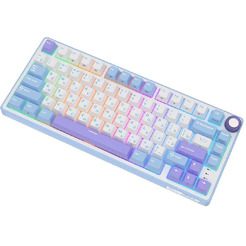 Клавиатура Royal Kludge R75 Taro Milk ( K silver switch)