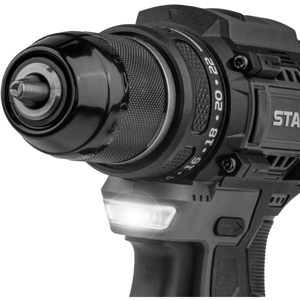 Дрель-шуруповерт Ставр SDD 16BL-2K (с 2-мя АКБ, кейс)