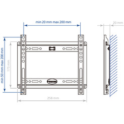 Кронштейн для телевизора Kromax IDEAL-5 белый (26021)