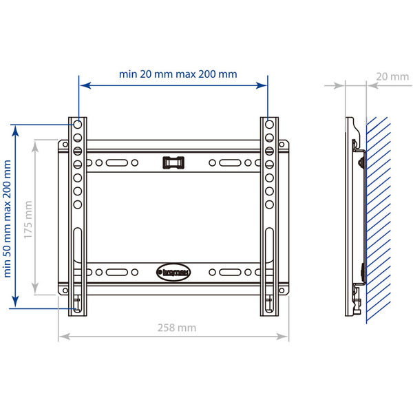 Кронштейн для телевизора Kromax IDEAL-5 белый (26021)