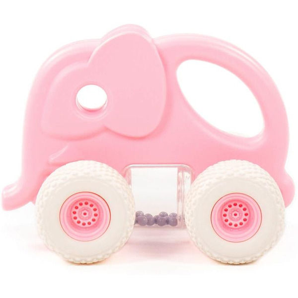 Погремушка Полесье Беби Грипкар Слоник 90256 (розовый)