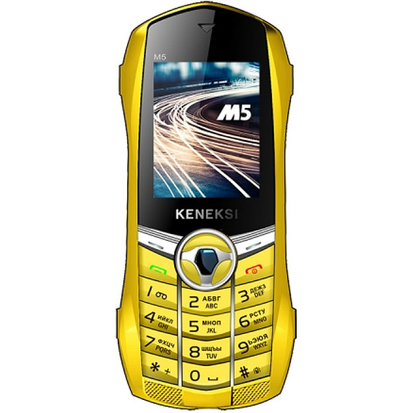 Телефон стандарта gsm KENEKSI M5  yellow