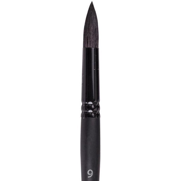 Кисть художественная профессиональная BRAUBERG Art Classic Белка 9 200915 (круглая)