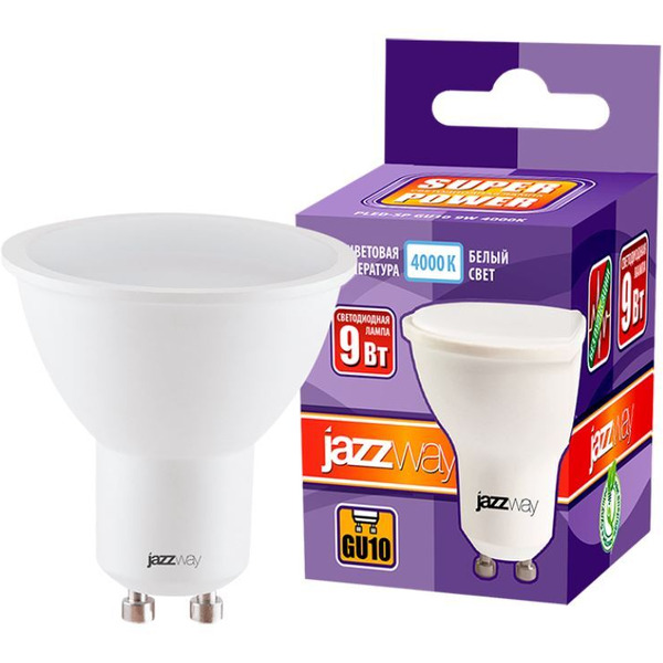 Лампочка Jazzway PLED-SP GU10 9w 4000K 5019423