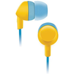 Наушники BBK EP-1420S (голубой/желтый)