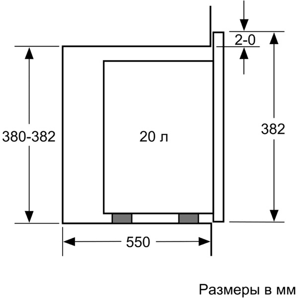 Встраиваемая микроволновая печь BOSCH BFL524MB0