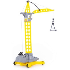 Башенный кран Полесье Агат 56429 на колёсиках малый
