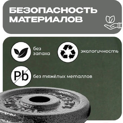 Набор чугунных дисков Proiron НЧД4125 (4 х 1,25 кг)