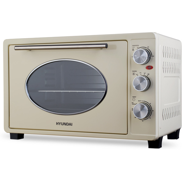 Мини-печь Hyundai MIO-HY084 (бежевый/хром)