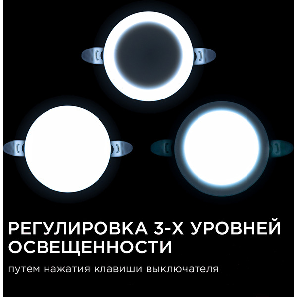 Панель светодиодная встраиваемая APEYRON 06-102