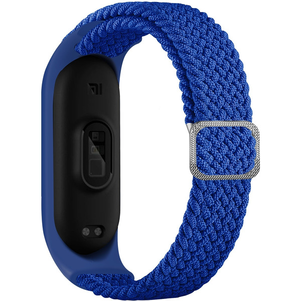 Ремешок Bingo Braided для Xiaomi Mi Band 3/4/5/6 Синий