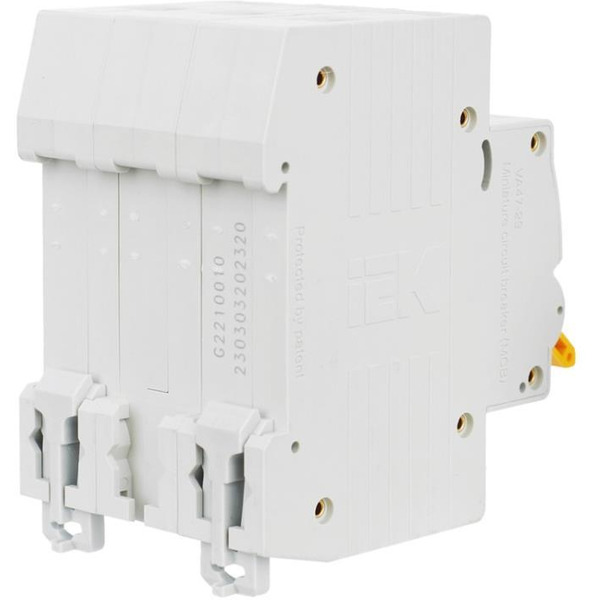 Выключатель автоматический IEK ВА 47-29 20А 3P 4.5кА С MVA20-3-020-C