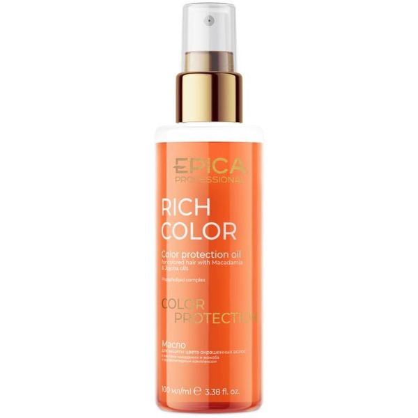 Масло для защиты цвета окрашенных волос EPICA Professional RICH COLOR 100 мл