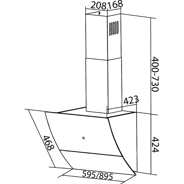 Вытяжка DACH Fusion 60