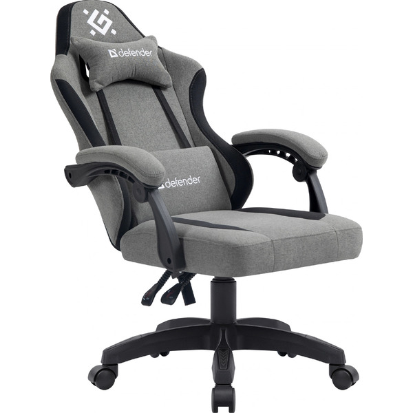 Игровое кресло Defender Lumen серый/черный (64027)