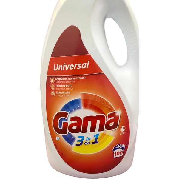 Гель для стирки GAMA Универсальный 4,5 л (100 стирок)