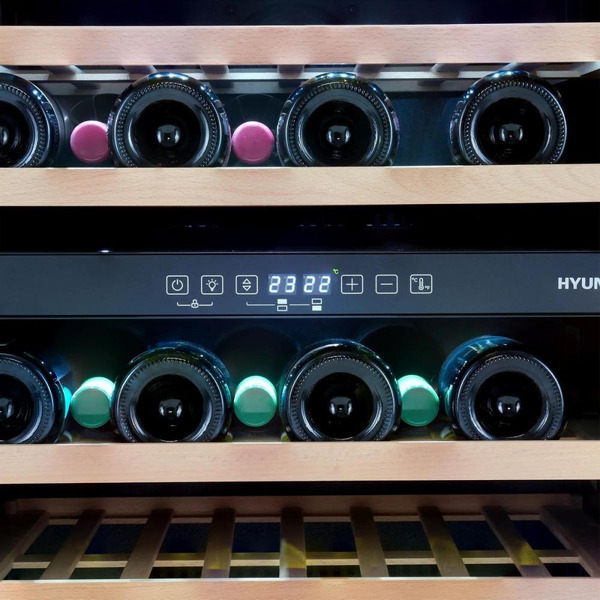 Винный шкаф Hyundai HBWC 0862 DUT (чёрный)