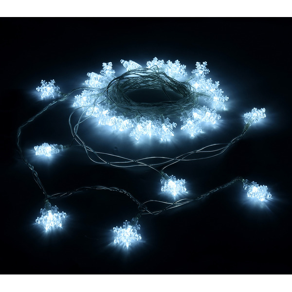 Электрогирлянда VEGAS "Снежинки"  55082