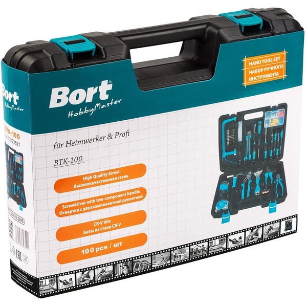 Универсальный набор инструментов Bort BTK-100 (93723521)