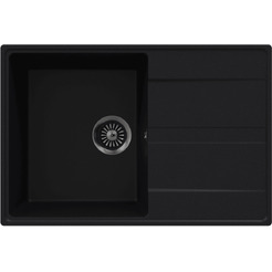 Мойка кухонная Maunfeld Lacrima 750 MFQS-750B (черный)