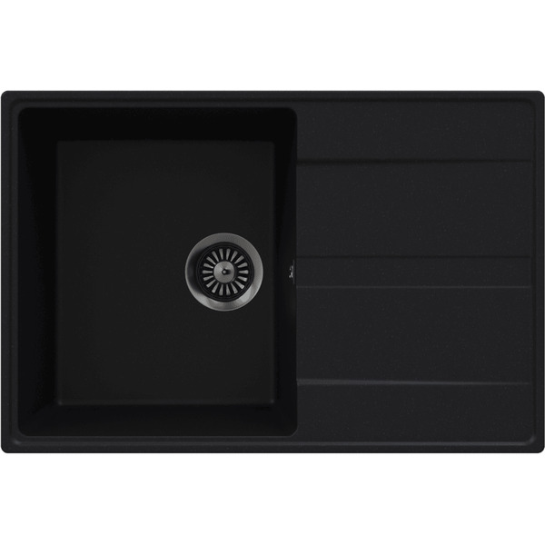 Мойка кухонная Maunfeld Lacrima 750 MFQS-750B (черный)