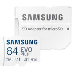 Карта памяти Samsung EVO Plus microSDXC 64GB MB-MC64SA (с адаптером)