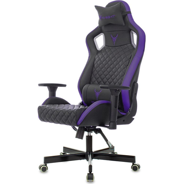 Кресло игровое Knight Outrider (1685571) черный/фиолетовый
