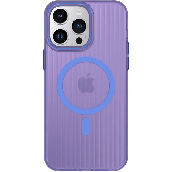 Задняя накладка CASE Translucent Strip Apple iPhone 14 Pro Max (синий)