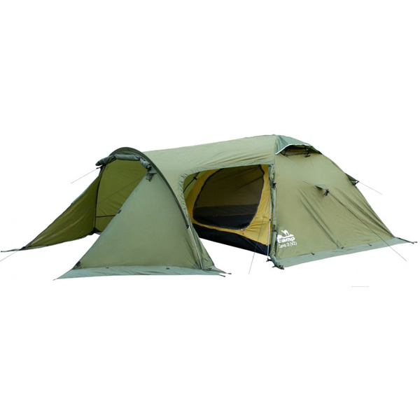 Палатка экспедиционная Tramp Cave 3 Green ( V2 )