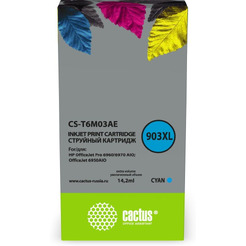 Картридж струйный Cactus CS-T6M03AE №903XL голубой (14.2мл) для HP OJP 6950/6960/6970