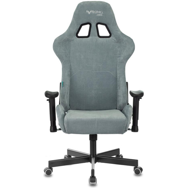 Кресло игровое Zombie VIKING KNIGHT Fabric Light-28 (1372998) серо-голубой