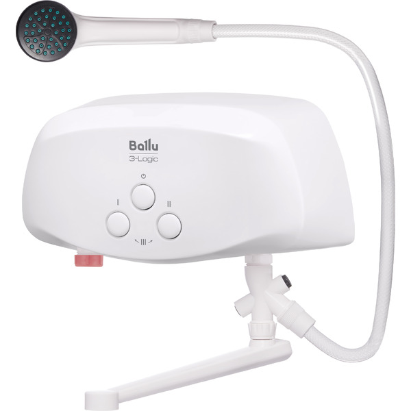 Проточный водонагреватель Ballu 3-Logic TS 3.5 кВт (кран+душ)