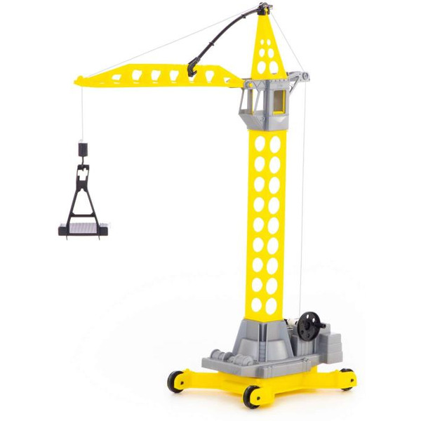 Башенный кран Полесье Агат 56429 на колёсиках малый