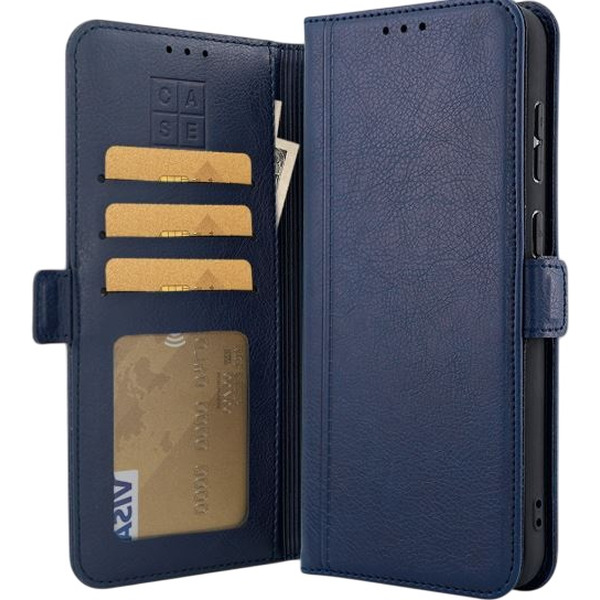 Чехол-книжка Case Book для Xiaomi POCO C61 с магнитной застежкой (темно-синий)
