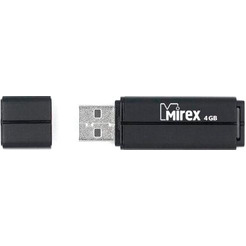 USB Flash MIREX Line Black 4GB (13600-FMULBK04)