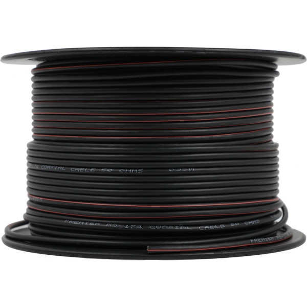 Кабель Premier RG-174/U BC BK (100м, черный)