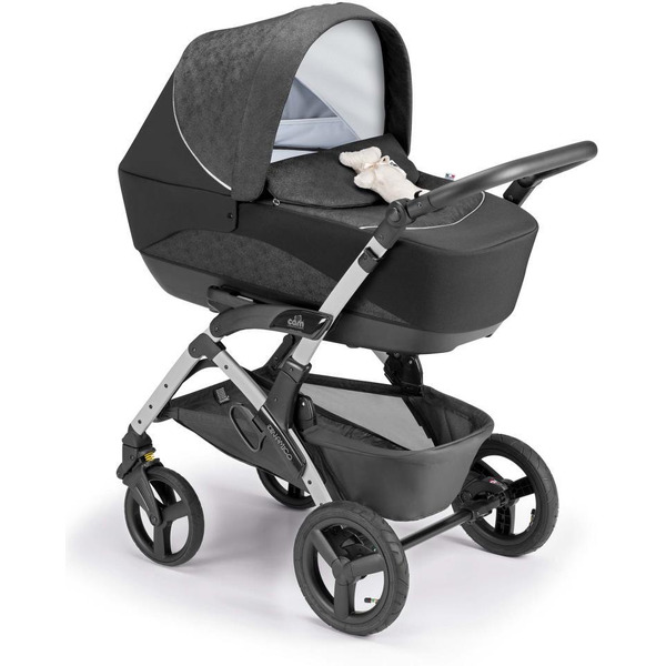 Универсальная коляска CAM Tris Smart (3 в 1, черный медвежонок)
