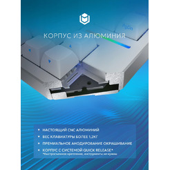 Клавиатура IO by Red Square Custom 68 g3ms Zircon io2021 (белый)
