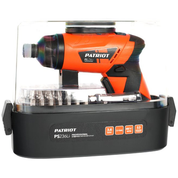 Отвертка аккумуляторная PATRIOT PS 236