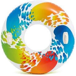 Надувной круг для плавания INTEX Color Whirl 58202EU