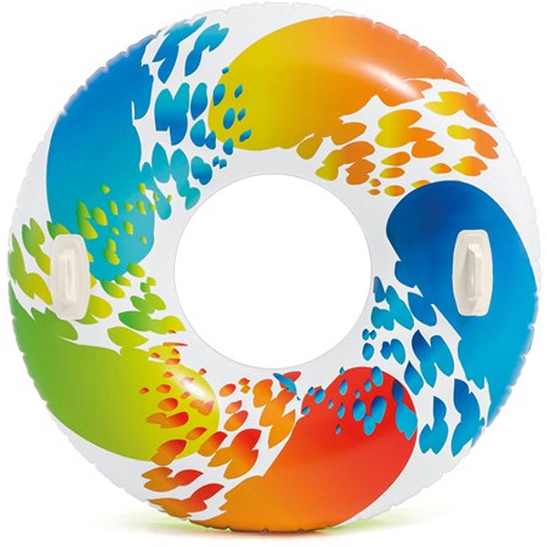 Надувной круг для плавания INTEX Color Whirl 58202EU