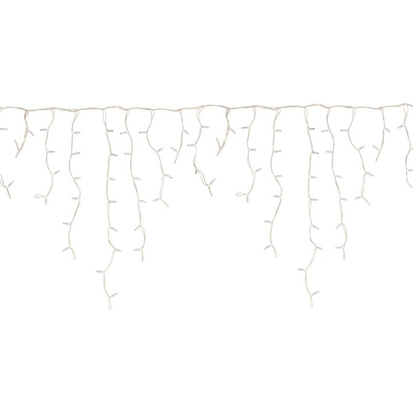 Гирлянда светодиодная NEON-NIGHT 255-356 Бахрома 128 LED ТЕПЛЫЙ БЕЛЫЙ