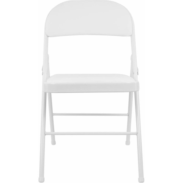 Стул складной BRABIX Golf Plus CF-003 КОМФОРТ (белый каркас, кожзам белый) 533028