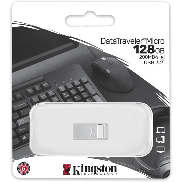 USB Flash Kingston DataTraveler Micro USB 128GB (DTMC3G2/128GB)