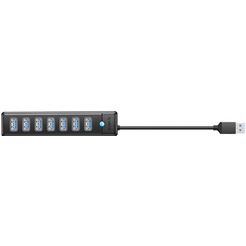 USB-хаб Orico PW7U-U3-10-BK-EP