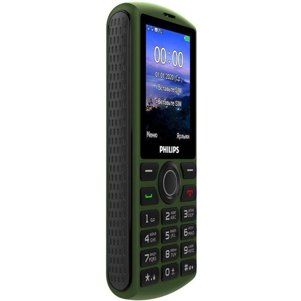 Мобильный телефон Philips Xenium E218 (зеленый)