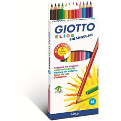 Карандаши FILA GIOTTO ELIOS TRI, 12 цв., арт. 275800