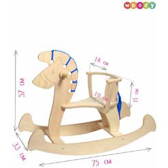 Качалка детская Woody Лошадка-2 00839